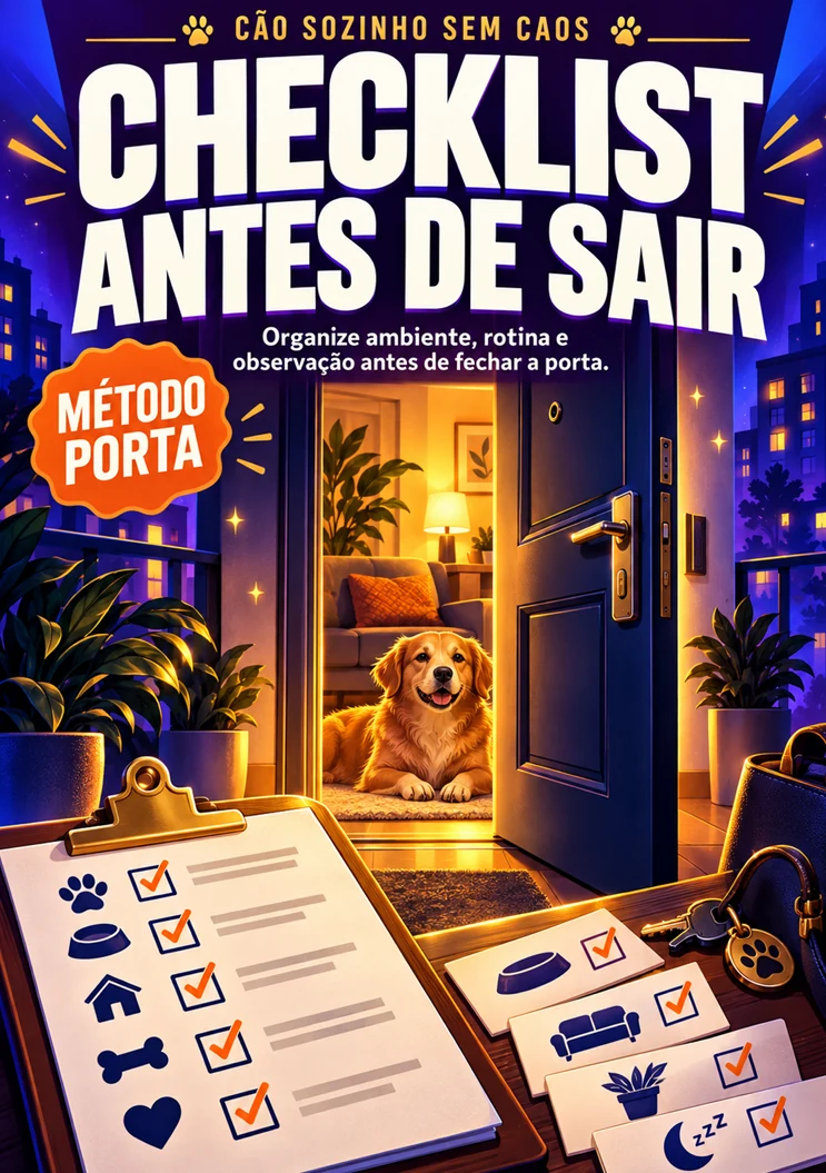 Capa do Checklist Antes de Sair