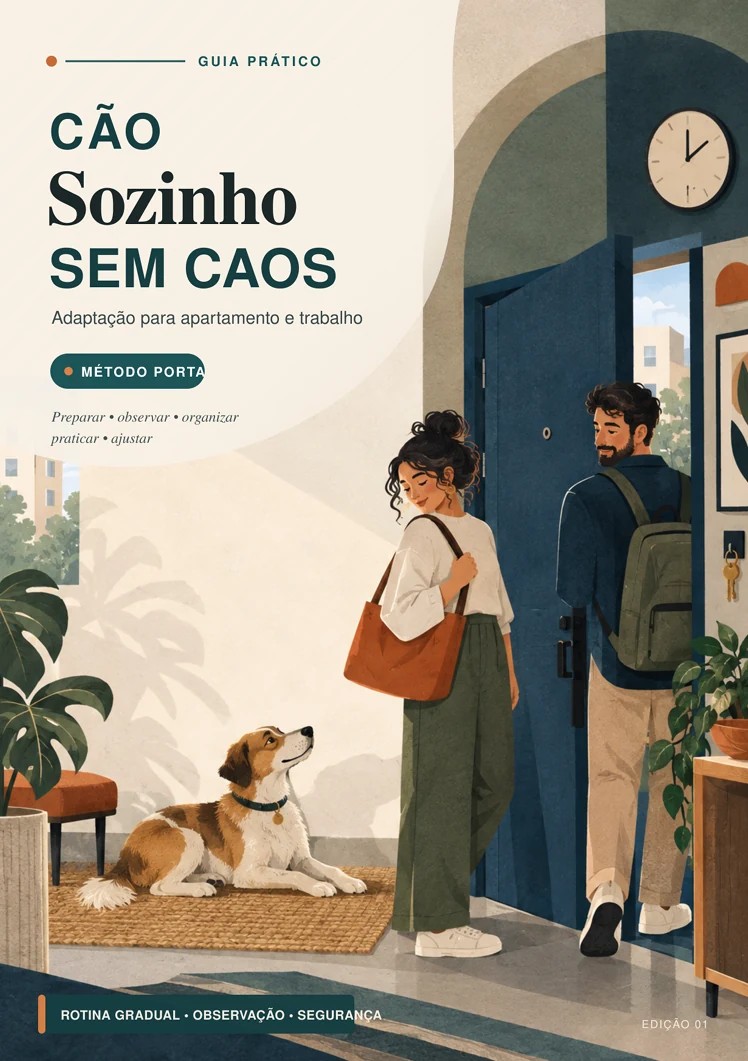 Capa do Guia Prático Cão Sozinho Sem Caos